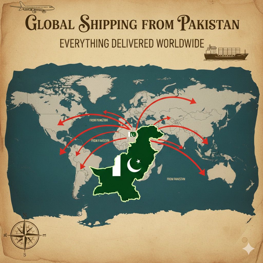 Global logistics background